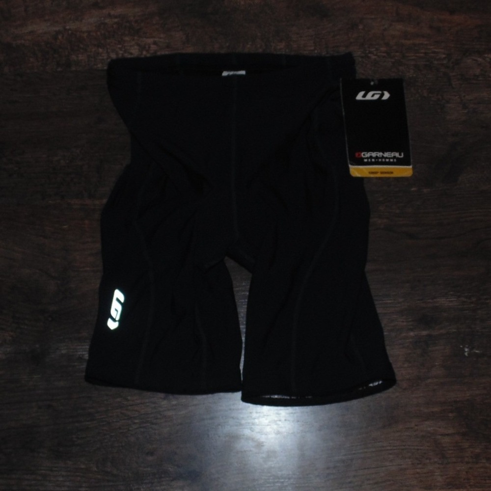 Louis Garneau Ergo Sensor Cycling Shorts Mens XL Black New Padded